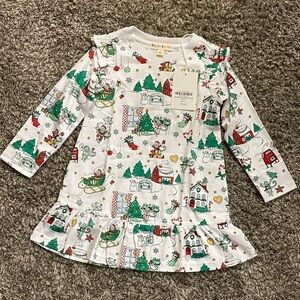 Roller Rabbit Kids Snow Village Isa Dress Holiday Collection 2025 pjs NWT